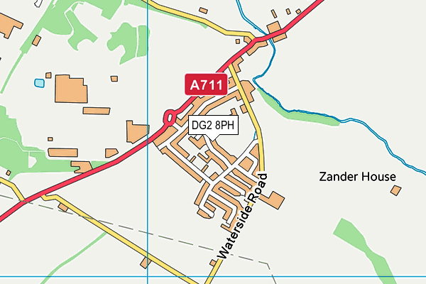 DG2 8PH map - OS VectorMap District (Ordnance Survey)