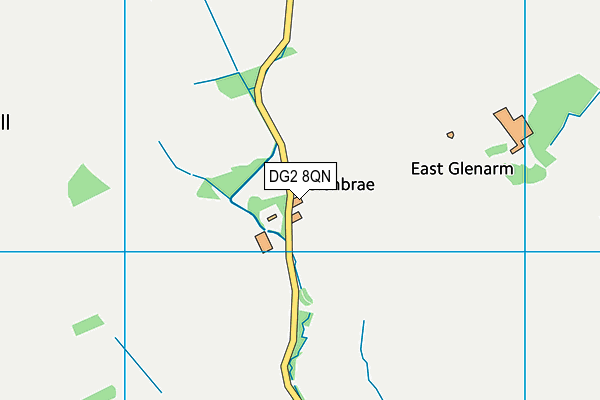 DG2 8QN map - OS VectorMap District (Ordnance Survey)