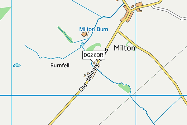 DG2 8QR map - OS VectorMap District (Ordnance Survey)