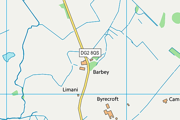 DG2 8QS map - OS VectorMap District (Ordnance Survey)