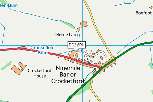 DG2 8RH map - OS VectorMap District (Ordnance Survey)