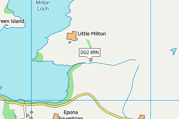 DG2 8RN map - OS VectorMap District (Ordnance Survey)