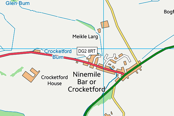 DG2 8RT map - OS VectorMap District (Ordnance Survey)