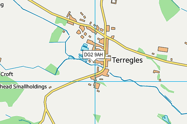 DG2 9AH map - OS VectorMap District (Ordnance Survey)