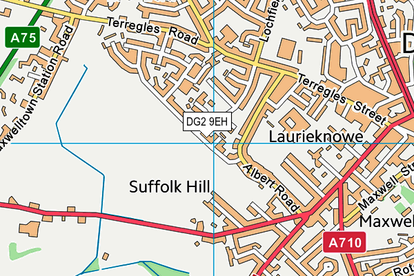 DG2 9EH map - OS VectorMap District (Ordnance Survey)