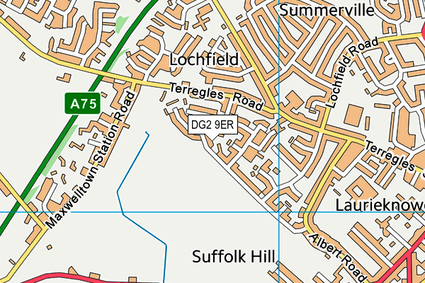 DG2 9ER map - OS VectorMap District (Ordnance Survey)