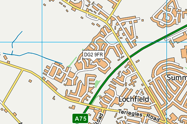 DG2 9FR map - OS VectorMap District (Ordnance Survey)