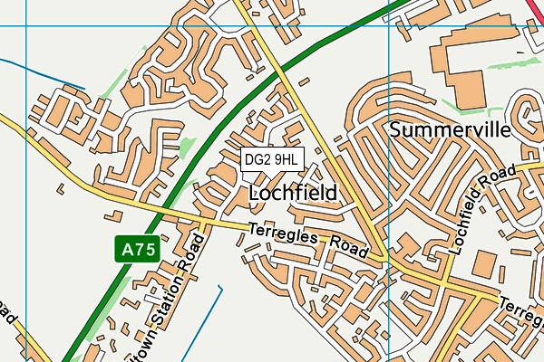 DG2 9HL map - OS VectorMap District (Ordnance Survey)