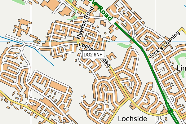 DG2 9NH map - OS VectorMap District (Ordnance Survey)