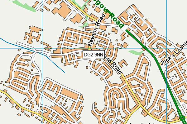 DG2 9NN map - OS VectorMap District (Ordnance Survey)