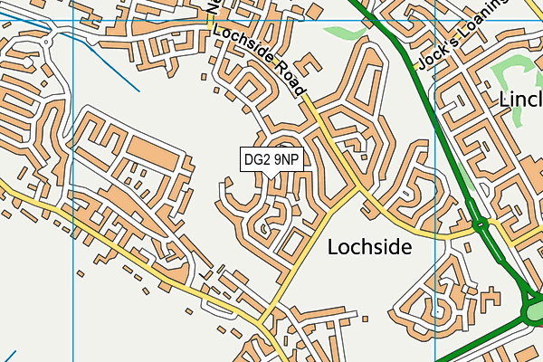 DG2 9NP map - OS VectorMap District (Ordnance Survey)