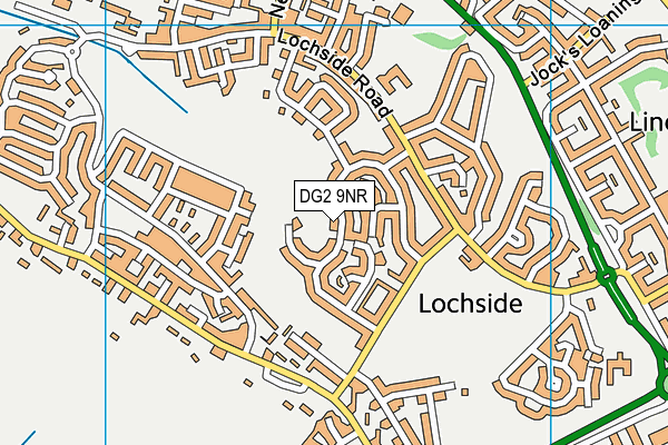 DG2 9NR map - OS VectorMap District (Ordnance Survey)