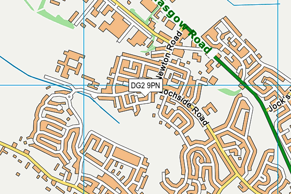 DG2 9PN map - OS VectorMap District (Ordnance Survey)