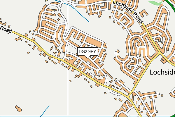 DG2 9PY map - OS VectorMap District (Ordnance Survey)