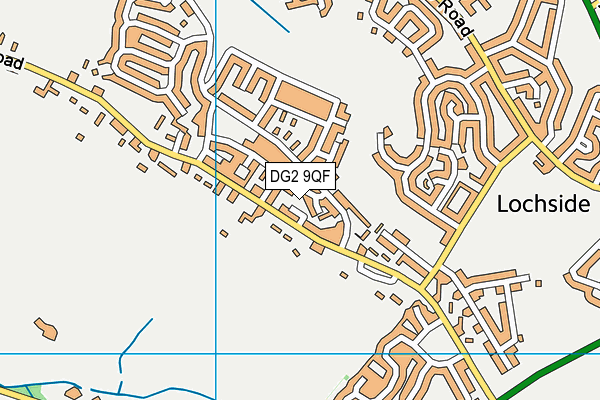 DG2 9QF map - OS VectorMap District (Ordnance Survey)