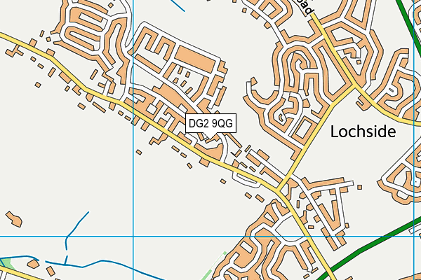 DG2 9QG map - OS VectorMap District (Ordnance Survey)