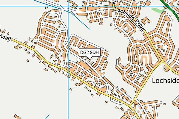 DG2 9QH map - OS VectorMap District (Ordnance Survey)