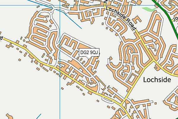 DG2 9QJ map - OS VectorMap District (Ordnance Survey)