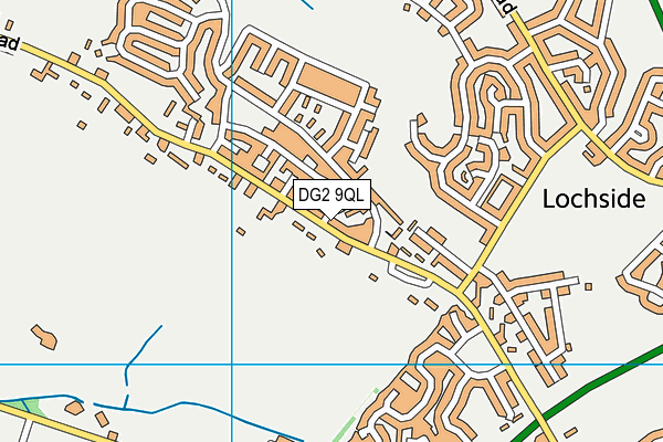 DG2 9QL map - OS VectorMap District (Ordnance Survey)