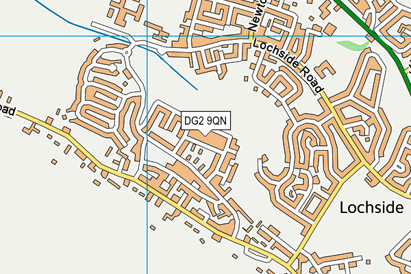 DG2 9QN map - OS VectorMap District (Ordnance Survey)