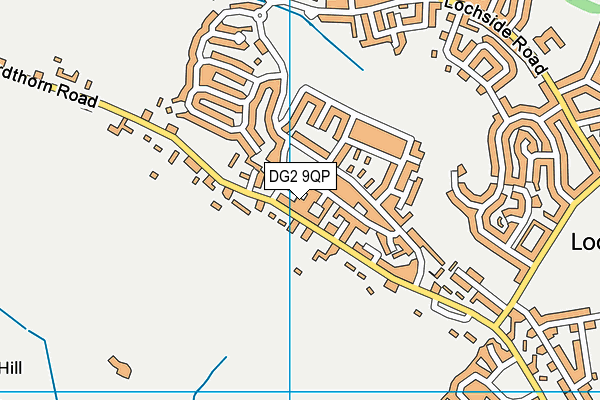 DG2 9QP map - OS VectorMap District (Ordnance Survey)