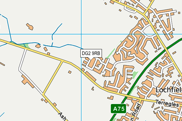 DG2 9RB map - OS VectorMap District (Ordnance Survey)