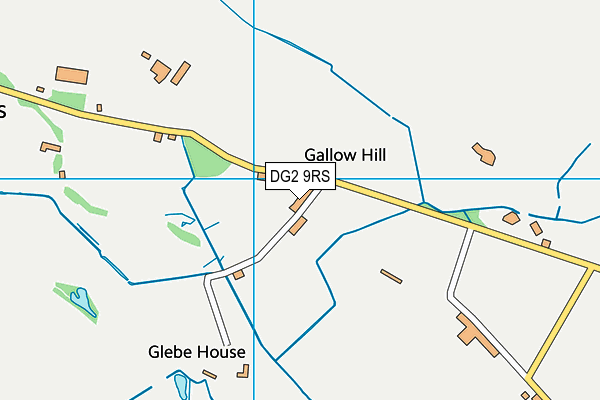 DG2 9RS map - OS VectorMap District (Ordnance Survey)