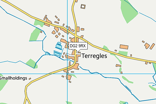 DG2 9RX map - OS VectorMap District (Ordnance Survey)