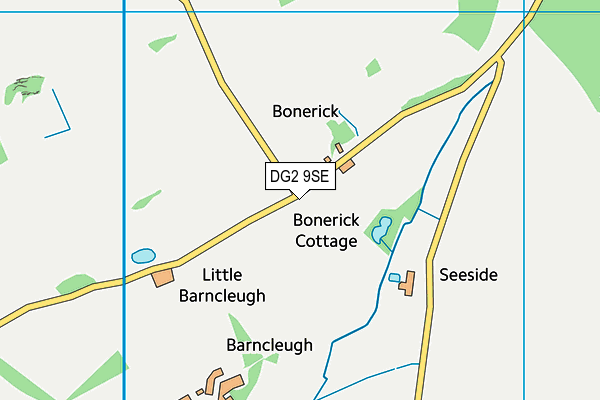 DG2 9SE map - OS VectorMap District (Ordnance Survey)