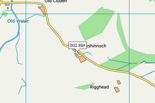 DG2 9SH map - OS VectorMap District (Ordnance Survey)