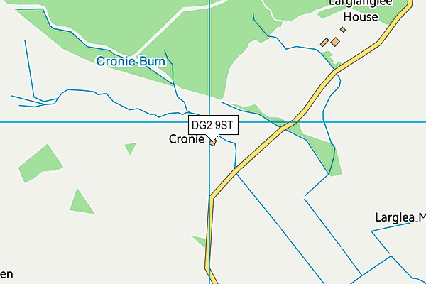 DG2 9ST map - OS VectorMap District (Ordnance Survey)