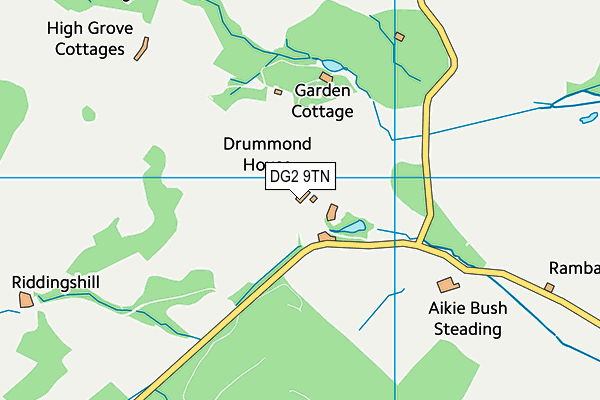 DG2 9TN map - OS VectorMap District (Ordnance Survey)