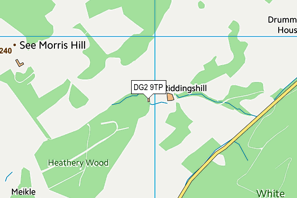 DG2 9TP map - OS VectorMap District (Ordnance Survey)