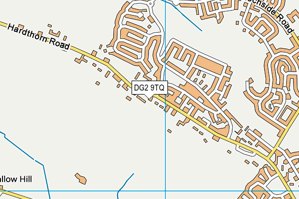 DG2 9TQ map - OS VectorMap District (Ordnance Survey)