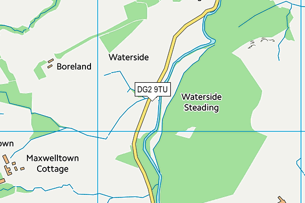 DG2 9TU map - OS VectorMap District (Ordnance Survey)