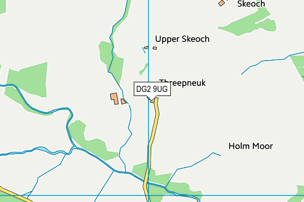 DG2 9UG map - OS VectorMap District (Ordnance Survey)