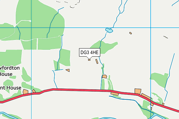 DG3 4HE map - OS VectorMap District (Ordnance Survey)