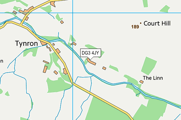 DG3 4JY map - OS VectorMap District (Ordnance Survey)