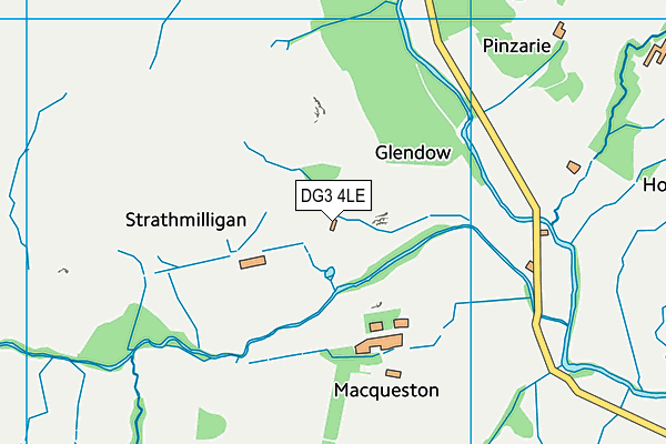 DG3 4LE map - OS VectorMap District (Ordnance Survey)