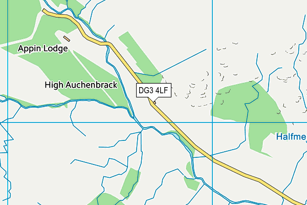 DG3 4LF map - OS VectorMap District (Ordnance Survey)