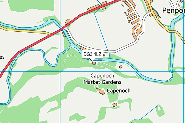 DG3 4LZ map - OS VectorMap District (Ordnance Survey)