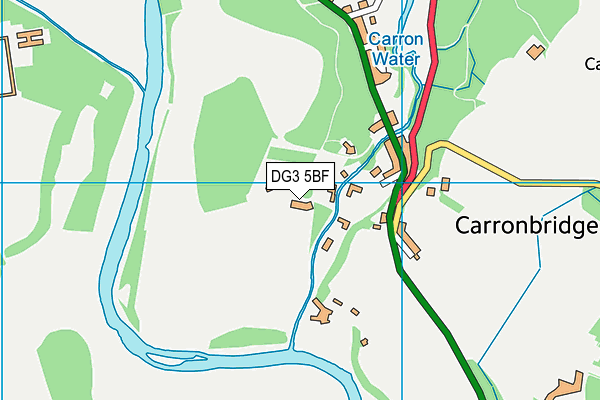 DG3 5BF map - OS VectorMap District (Ordnance Survey)