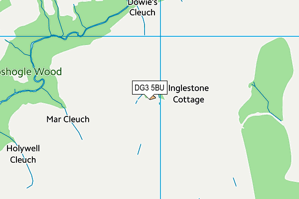 DG3 5BU map - OS VectorMap District (Ordnance Survey)