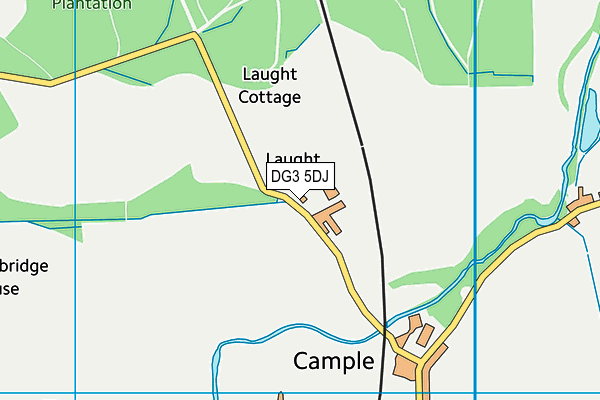 DG3 5DJ map - OS VectorMap District (Ordnance Survey)