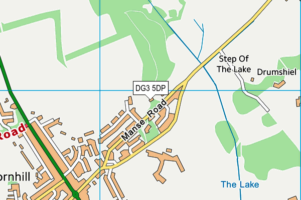 DG3 5DP map - OS VectorMap District (Ordnance Survey)