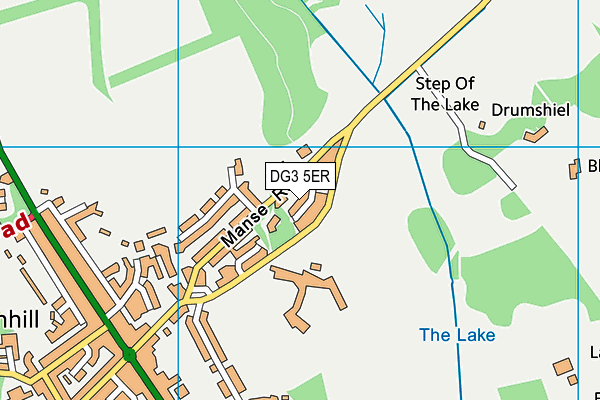 DG3 5ER map - OS VectorMap District (Ordnance Survey)