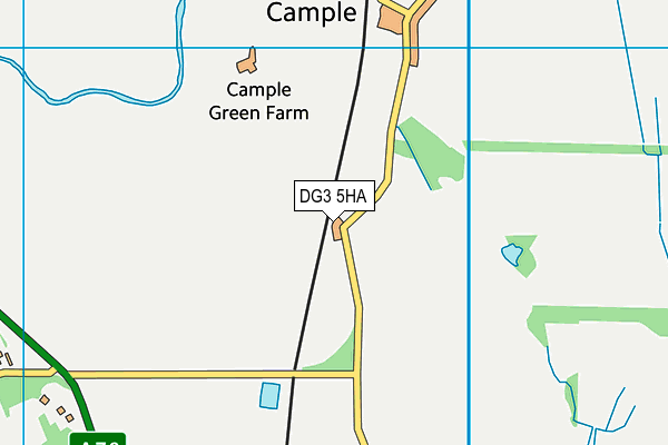 DG3 5HA map - OS VectorMap District (Ordnance Survey)