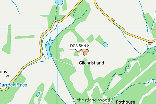 DG3 5HN map - OS VectorMap District (Ordnance Survey)