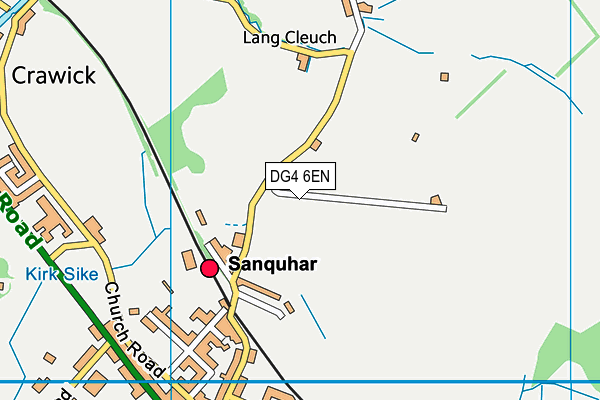 DG4 6EN map - OS VectorMap District (Ordnance Survey)