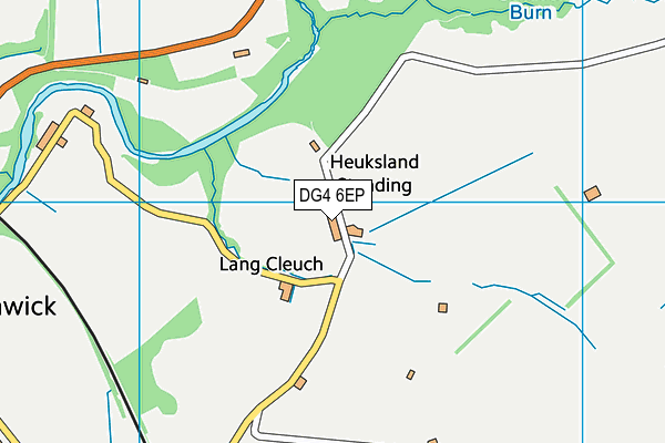 DG4 6EP map - OS VectorMap District (Ordnance Survey)